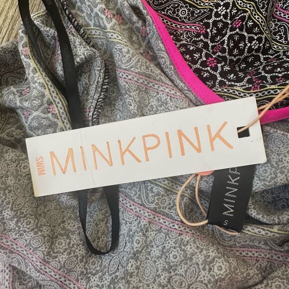 Mink Pink black and pink halter short romper - Picture 8 of 13